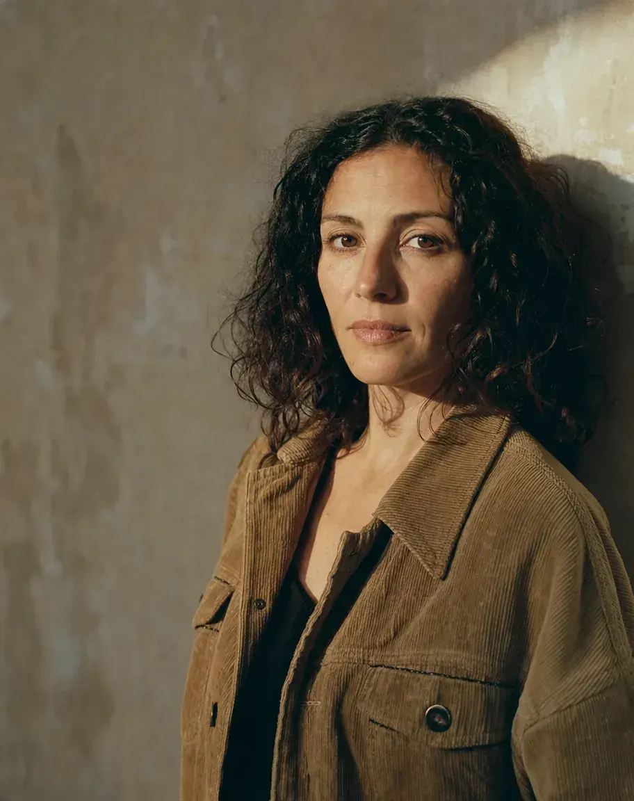 Editorial studio portrait of Isabella Rossi, Production Designer at hubStudio.