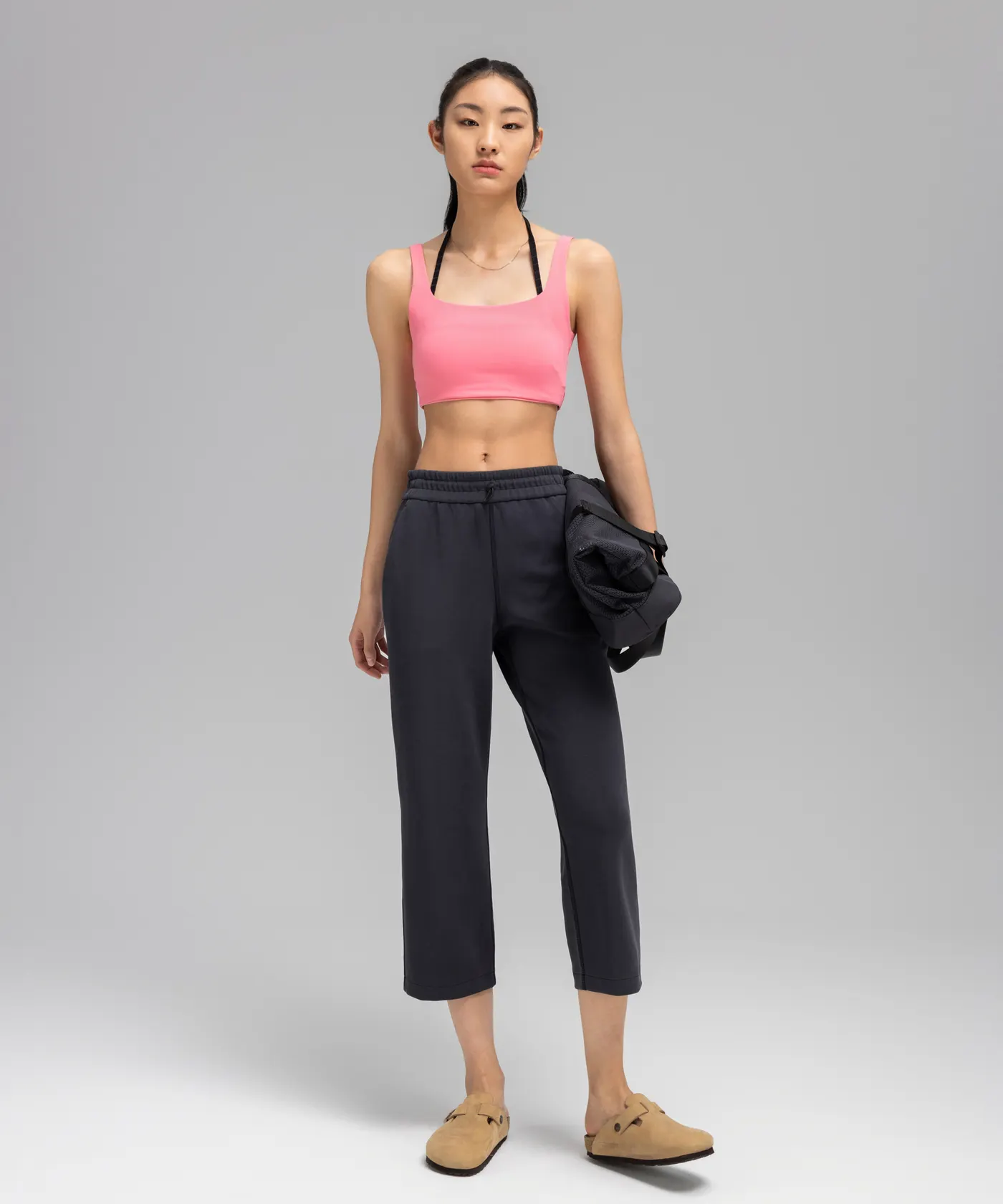 A second on-model fashion look produced through the in-house studio workflow.