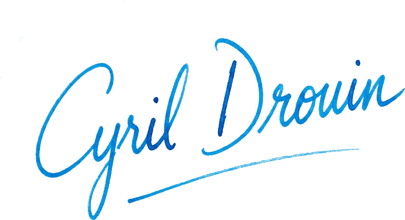 Signature of Cyril Drouin.